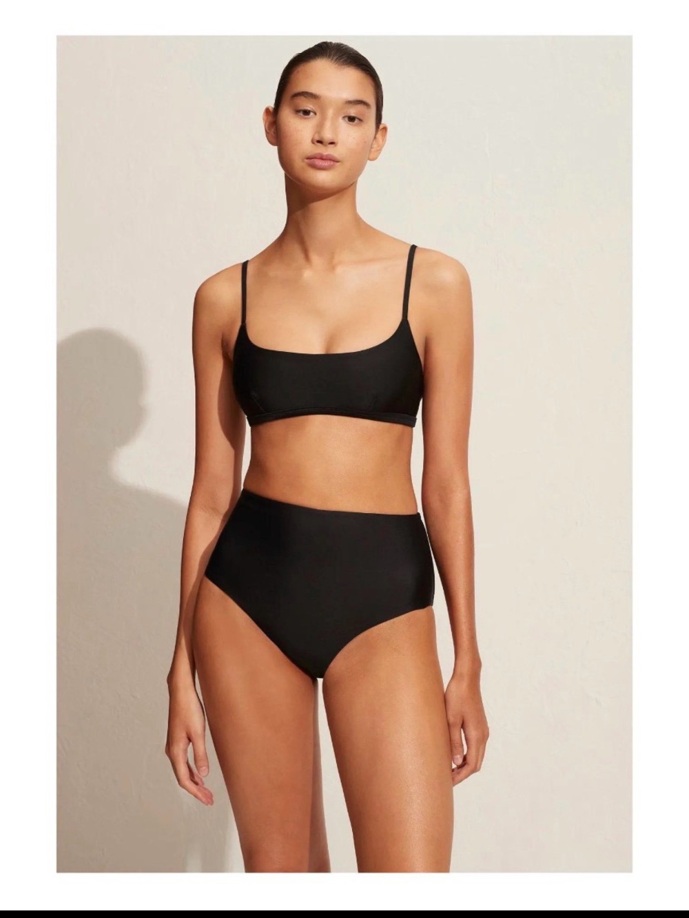 Matteau High Waist Brief in Black